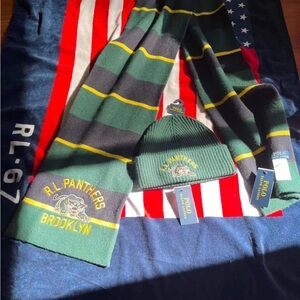 Ralph Lauren Brooklyn Skullcap & Scarf Set